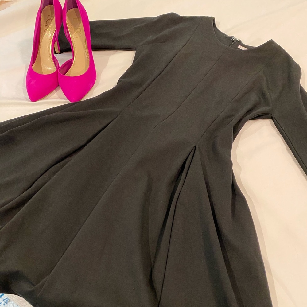 Black Knit Flare Gap Dress- size 2